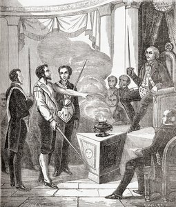 1867年に発行された「ソシエテスシークレッツ、レフランメイコン」からの兄弟へのフランスのメイソンの創設